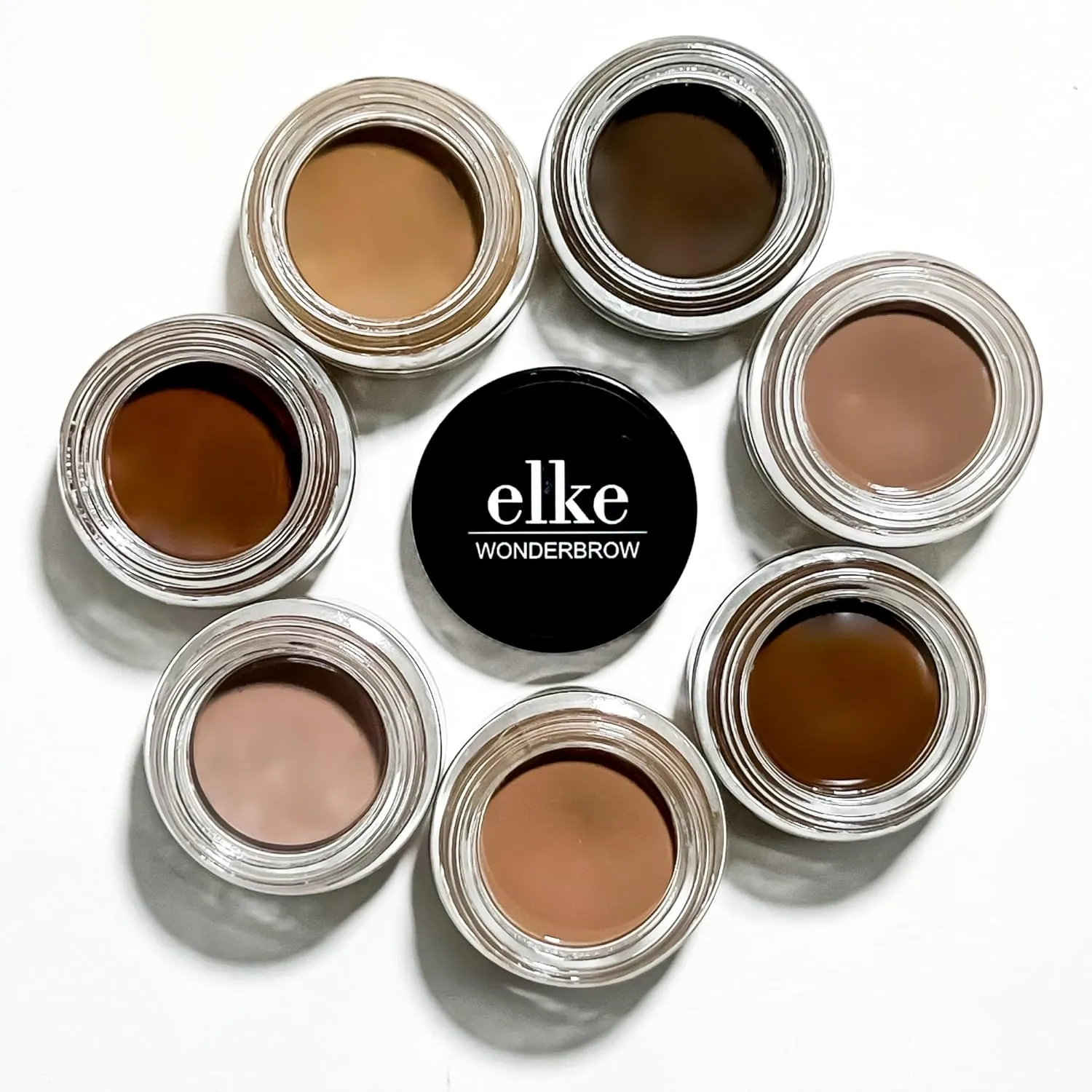 elke WONDERBROW COLORED BROW WAX paraben free colors, defines long lasting hold, water resistant mineral based cream to powder wax (Halle)