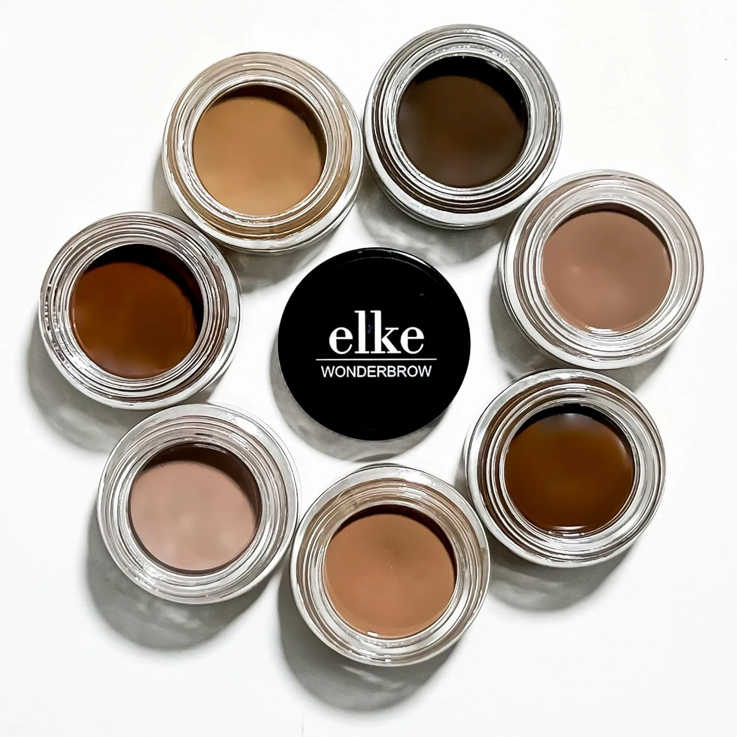 elke WONDERBROW COLORED BROW WAX paraben free colors, defines long lasting hold, water resistant mineral based cream to powder wax (Pamela)