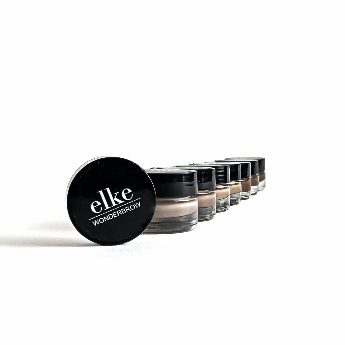 elke WONDERBROW COLORED BROW WAX paraben free colors, defines long lasting hold, water resistant mineral based cream to powder wax (Pamela)