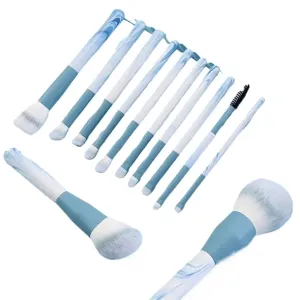 Eyeshadow blush brush 12PCS Makeup Brush Set Ultra Soft Powder Tools Beginner Point Blush Concealer Knife Edge Eyeliner Brus