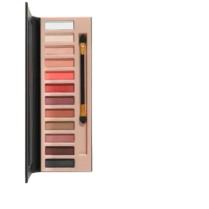 Eyeshadow Palette, 12 Colors, Metallic Shimmer and Matte, Long Lasting, Pigmented, Cruelty-Free, Vegan, Travel Friendly, Black (02# matte eye shadow plate)