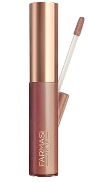 FARMASi Liquid Eyeshadow, Quick-Drying, Easy to Apply, 0.24 fl. oz. / 7 ml (Hawaiian Bronze)