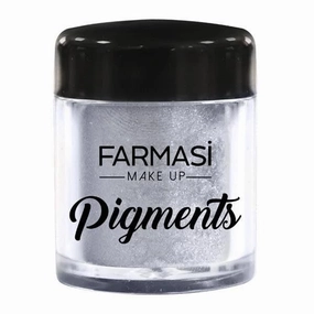 FARMASi Pigments 08 Smokey – Ultra-Fine Loose Powder Eyeshadow for Intense Color Payoff and Smokey Eye Looks – Blendable & Buildable Formula for Long-Lasting Radiance, 3g/0.1oz
