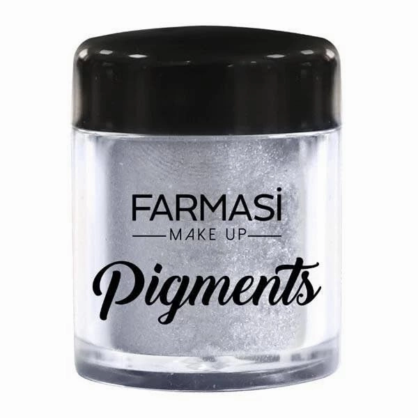FARMASi Pigments 08 Smokey – Ultra-Fine Loose Powder Eyeshadow for Intense Color Payoff and Smokey Eye Looks – Blendable & Buildable Formula for Long-Lasting Radiance, 3g/0.1oz