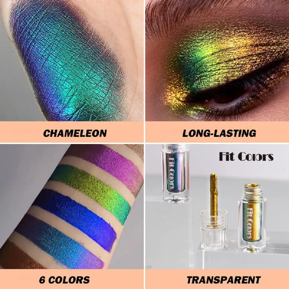 Fit Colors Optical Chameleon Eyeshadow Liquid Light Change Highlight Film Forming Eyeshadow Liquid Lip Liquid (6)