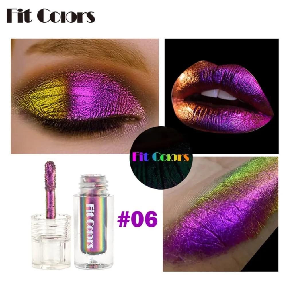 Fit Colors Optical Chameleon Eyeshadow Liquid Light Change Highlight Film Forming Eyeshadow Liquid Lip Liquid (6)