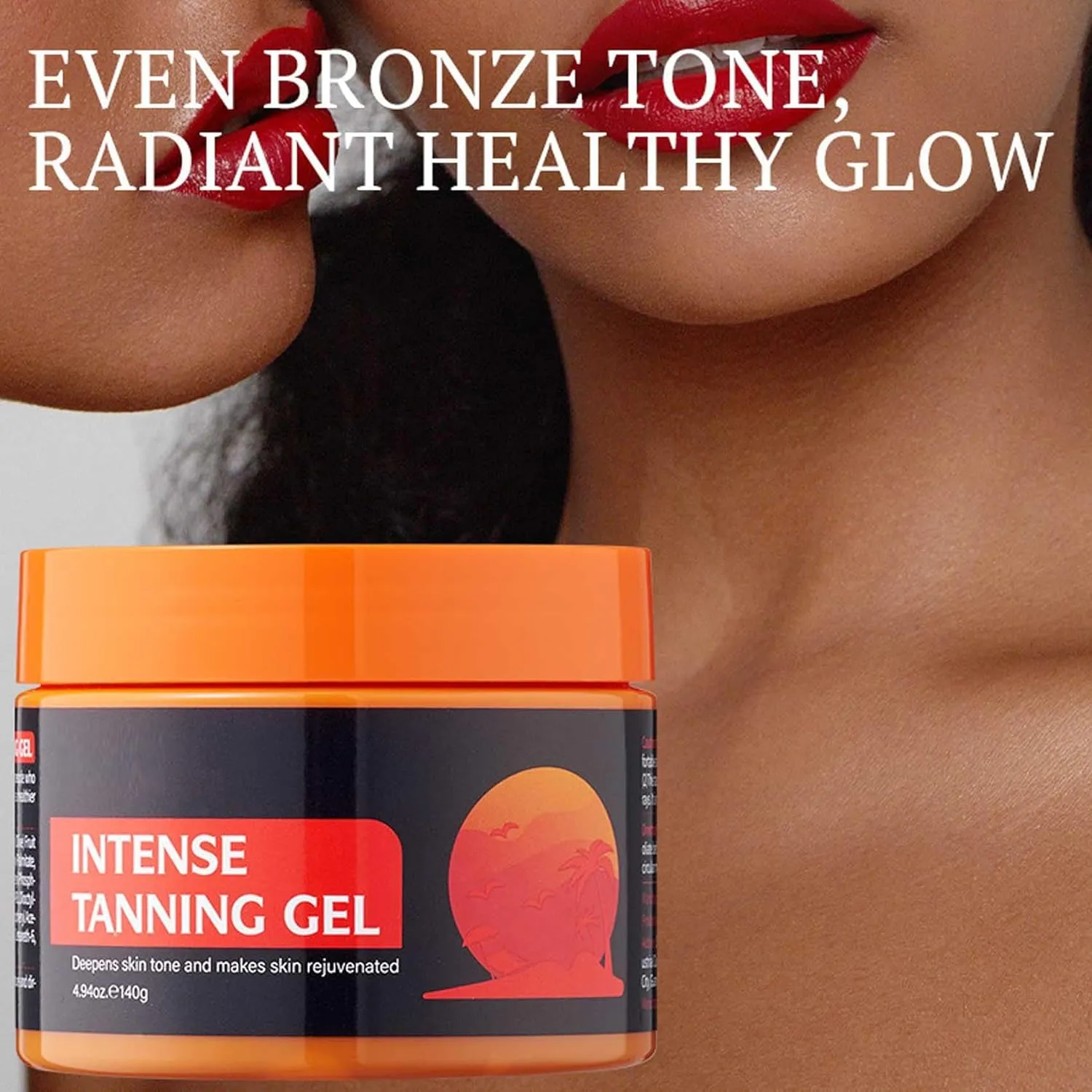 Flexehah Bronze Glow Intensive Tanning Shimmer Gel, Flexehag Blisshe Tanning Gel, Blissshe Skin Intense Tannings Gels, Intensive Tan Accelerator, Natural Tannings Cream Lotion For Outdoor Sun (2)