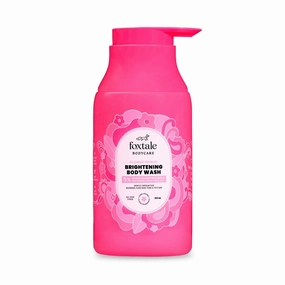 Fox tale De-Tan Brightening Body Wash | Glycolic Acid & Niacinamide for Glowing Skin | Removes Tan & Evens Skin | 6  hrs odour control | SLS-Free | Body Wash for Women & Men | All Type | 250 ml