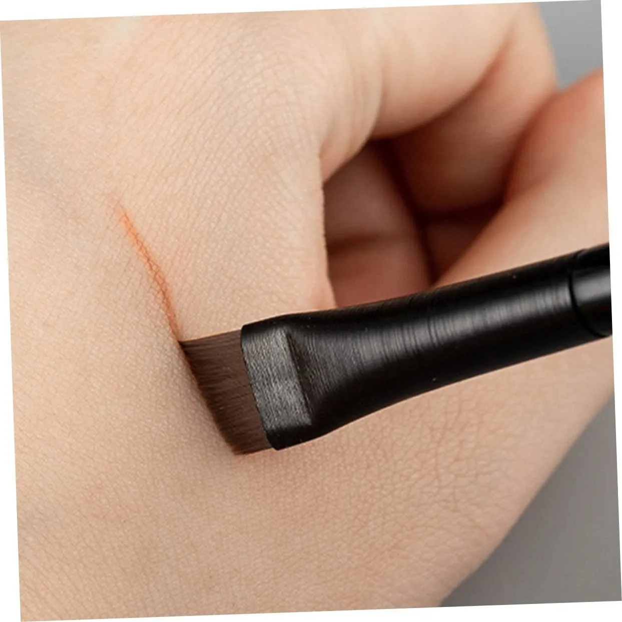 FRCOLOR 15sets Angled Eyeliner Eyebrow Brushes Ultra Thin Travel Makeup Tool Comfortable Handles Soft Bristles for Precise Eye Makeup Application Design for Easy Grooming
