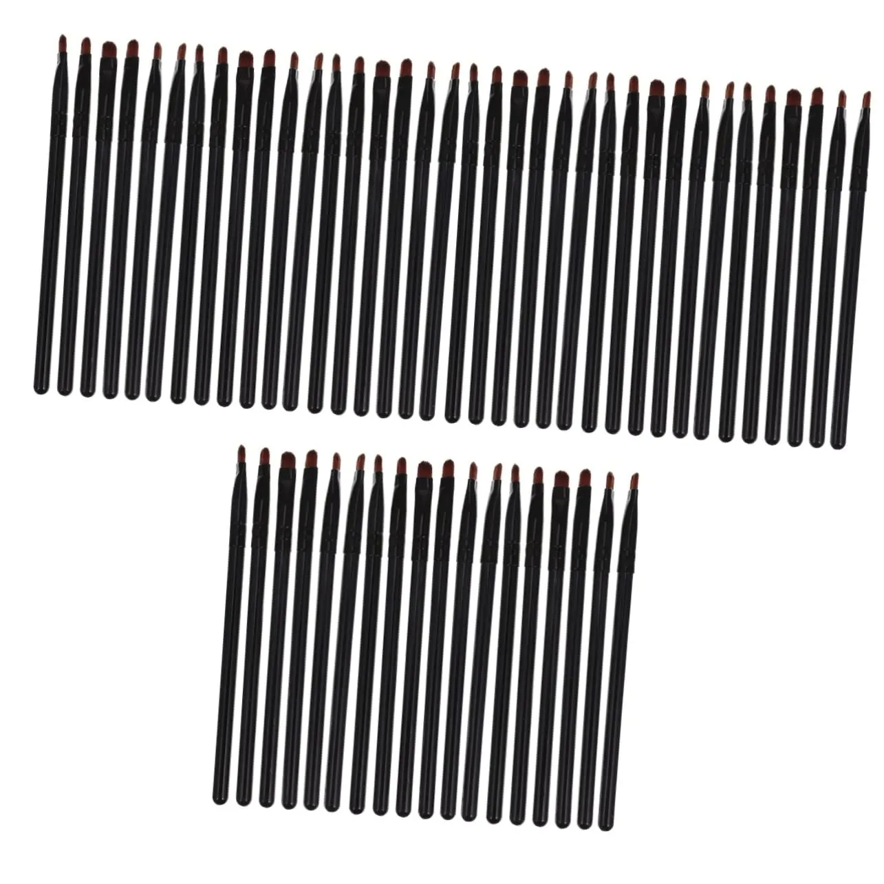 FRCOLOR 54pcs Makeup Brush Eyeshadow Eyeliner and Concealer Portable Makeup Brushes for Travel and Everyday Use