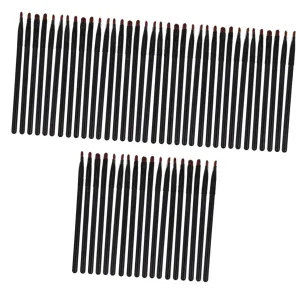 FRCOLOR 54pcs Makeup Brush Eyeshadow Eyeliner and Concealer Portable Makeup Brushes for Travel and Everyday Use