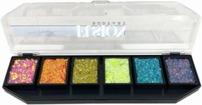 Fusion Body Art | 6 Colour Glitter Cream Palette - Fiesta Sparkles