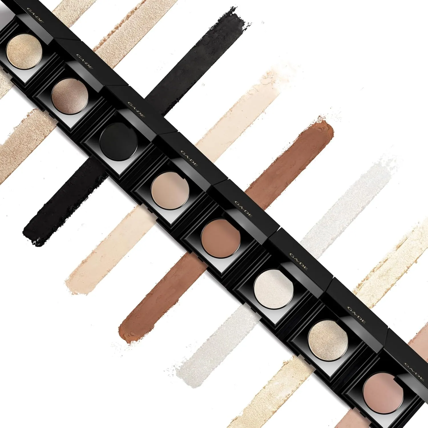 GA-DE Velveteen Metallic Eyeshadow Mono, 221 - Pearl Infused, Shimmer Eye Makeup - Silky-Soft, Densely Pigmented, Seamless Blend- 0.105 oz
