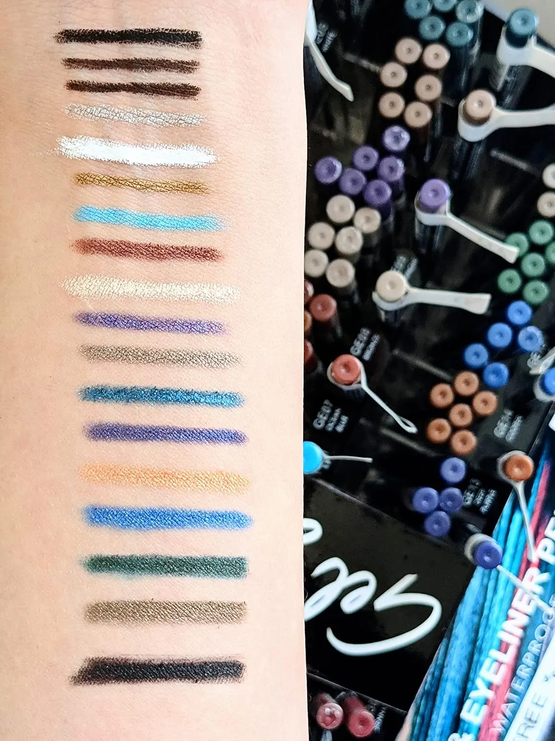 Gel Slide Eyeliner Pencil by She Makeup (18 PC SET)