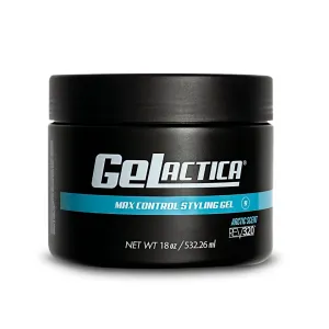 Gelactica Max Control Hair Gel for Men – Alcohol-Free, Strong Hold Styling Gel - Natural Extracts for Long-Lasting Hold and Shine, Slick Back Hair Gel Rev320