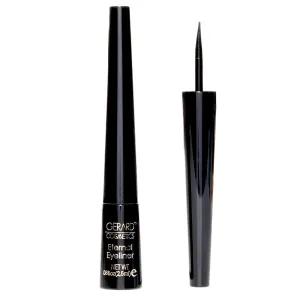 Gerard Cosmetics Eternal Eyeliner, Ultra Black Liquid Eyeliner with Fine Precision Tip Applicator, Extended Long Wear, Cruelty Free, Waterproof Smudge Proof Eyeliner