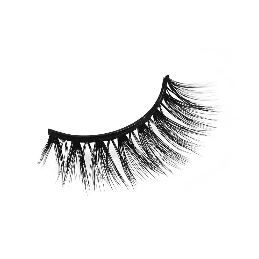 Ghaida Shanti Milan Magnetic Eyelashes | Ultra-Lightweight, Easily Removable, Natural Looking False Eyelashes with Comfortable Cotton Band | Reusable More than 30 Times (1 Pair)