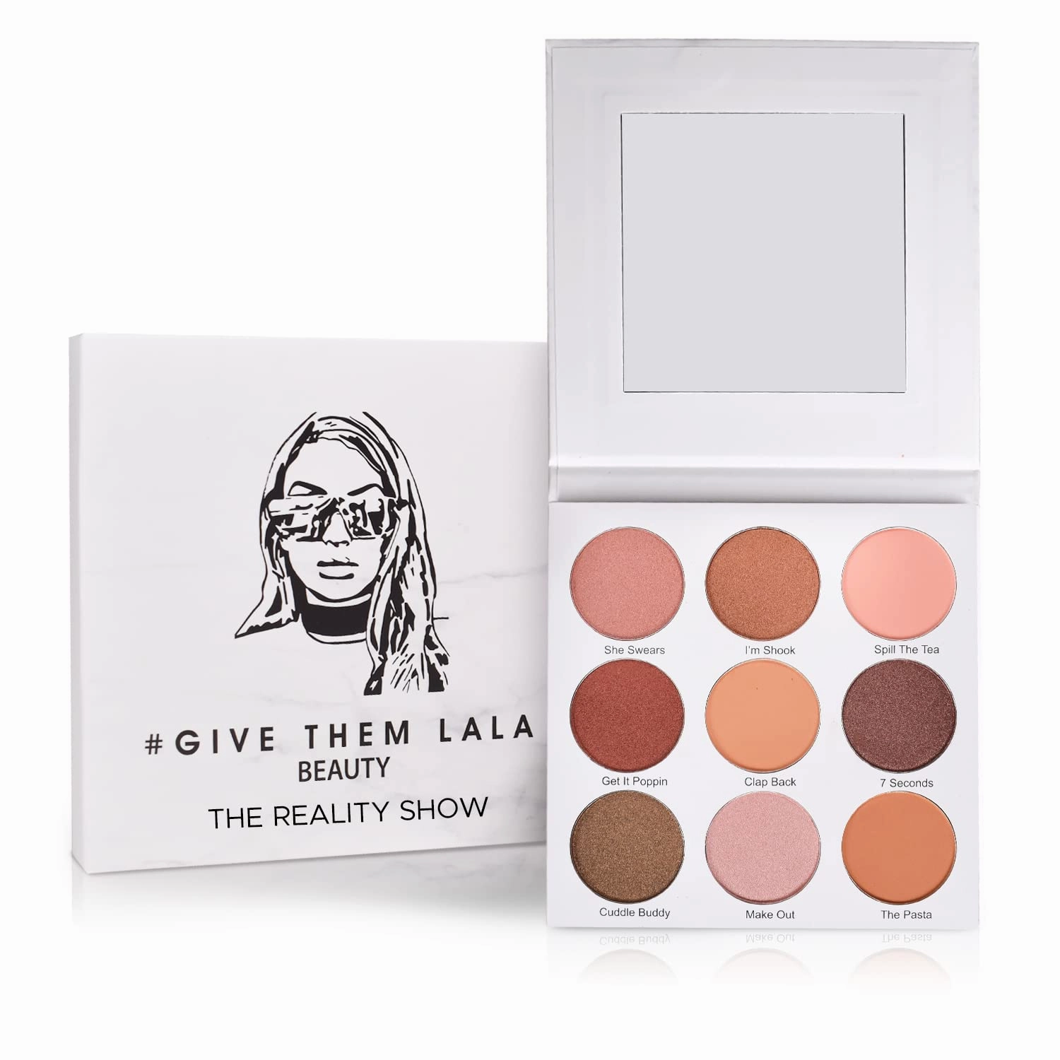 GIVE THEM LALA Beauty Eyeshadow Palette | Highly Pigmented Long Lasting Blendable Natural Eye Shadow Make Up Colors | Cruelty Free Beauty Products By Lala Kent (The Reality Show Palette)