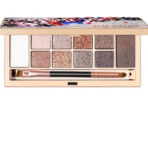 Glitter Eyeshadow Palette&Shimmer Eyeshadow Palette,10 Colors Eyeshadow Palette Makeup - Matte Shimmer Glitter Brown Eye Shadow Highly Pigmented Long Lasting Waterproof Make Up Palettes for Women (4#)