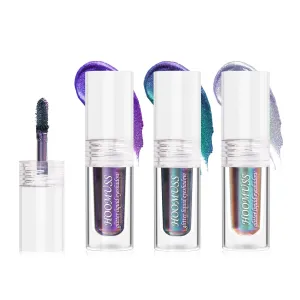 Glitter Liquid Eyeshadow, 3Colors Chameleon Liquid Metallic Eyeshadows Holographic Glitter Multichrome Eye Makeup Set, Long Lasting Wearing, Highly Pigment, Quick-Drying (#1 3 6)