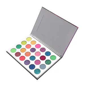 Glow Dark Eyeshadow Palette Color Halloween for Stage Parties Personal Use Smooth Application Effortless Blending for Creative Looks