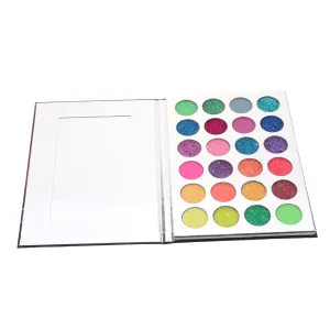 Halloween Glow Dark Eyeshadow Palette Vibrant Colors Glitter Makeup Palette for Costume Parties Theatrical Performances and Everyday Looks Travel-friendly Packaging