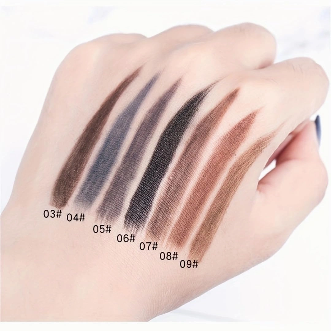 Haozhuang Eyebrow Pencil, 2PCS Haozhuang Pull Eyebrow Pencil, Haozhuang Waterproof Long Lasting Eyebrow Pencil, Haozhuang Microblading Eyebrow Pen, Haozhuang Make Up Eyebrow Pen (Gray)