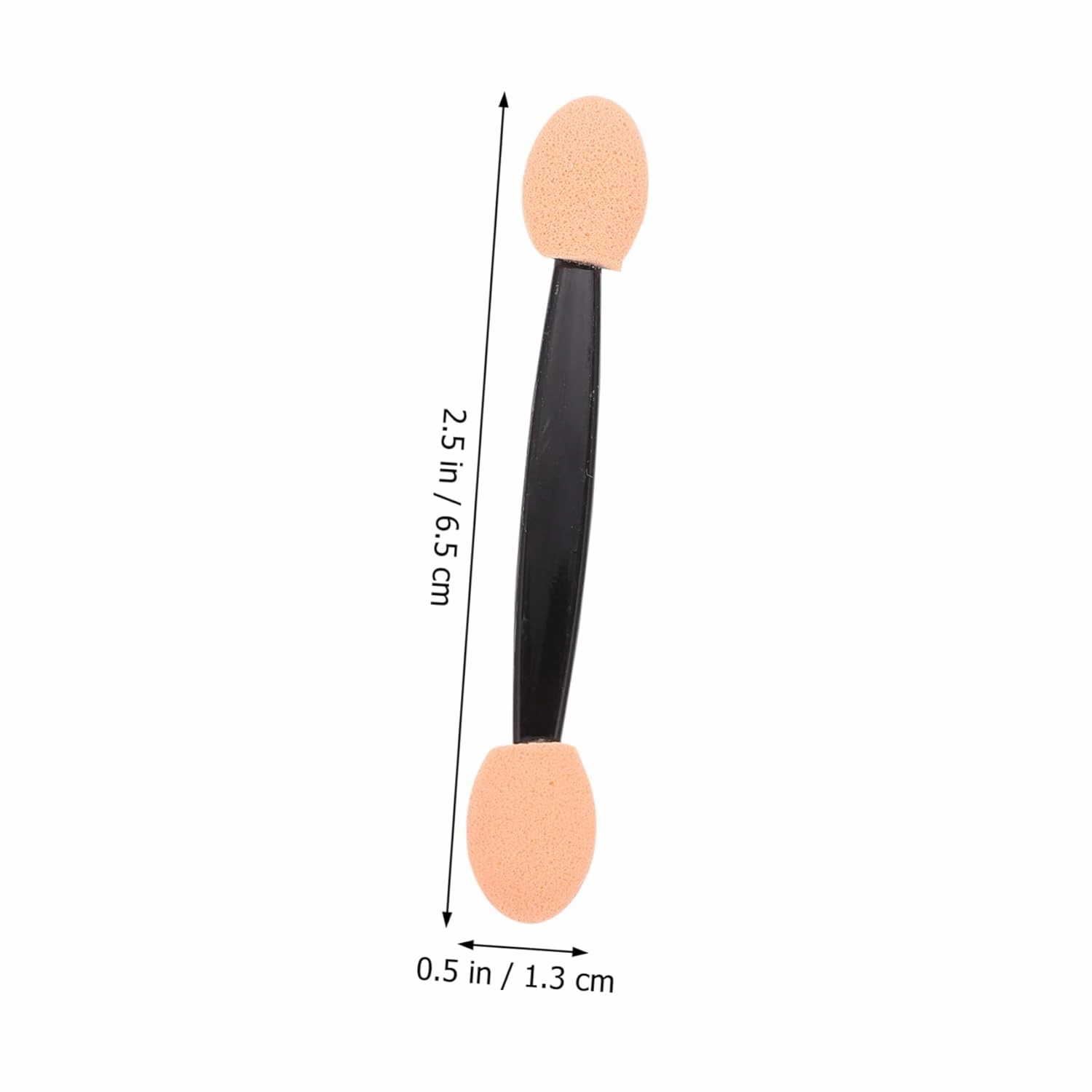 Hemoton 200pcs Double-end Eyeshadow Sponge Applicators Makeup Tool for Eyeliner Eyelash and Eyebrow Comfortable Brush for and Events