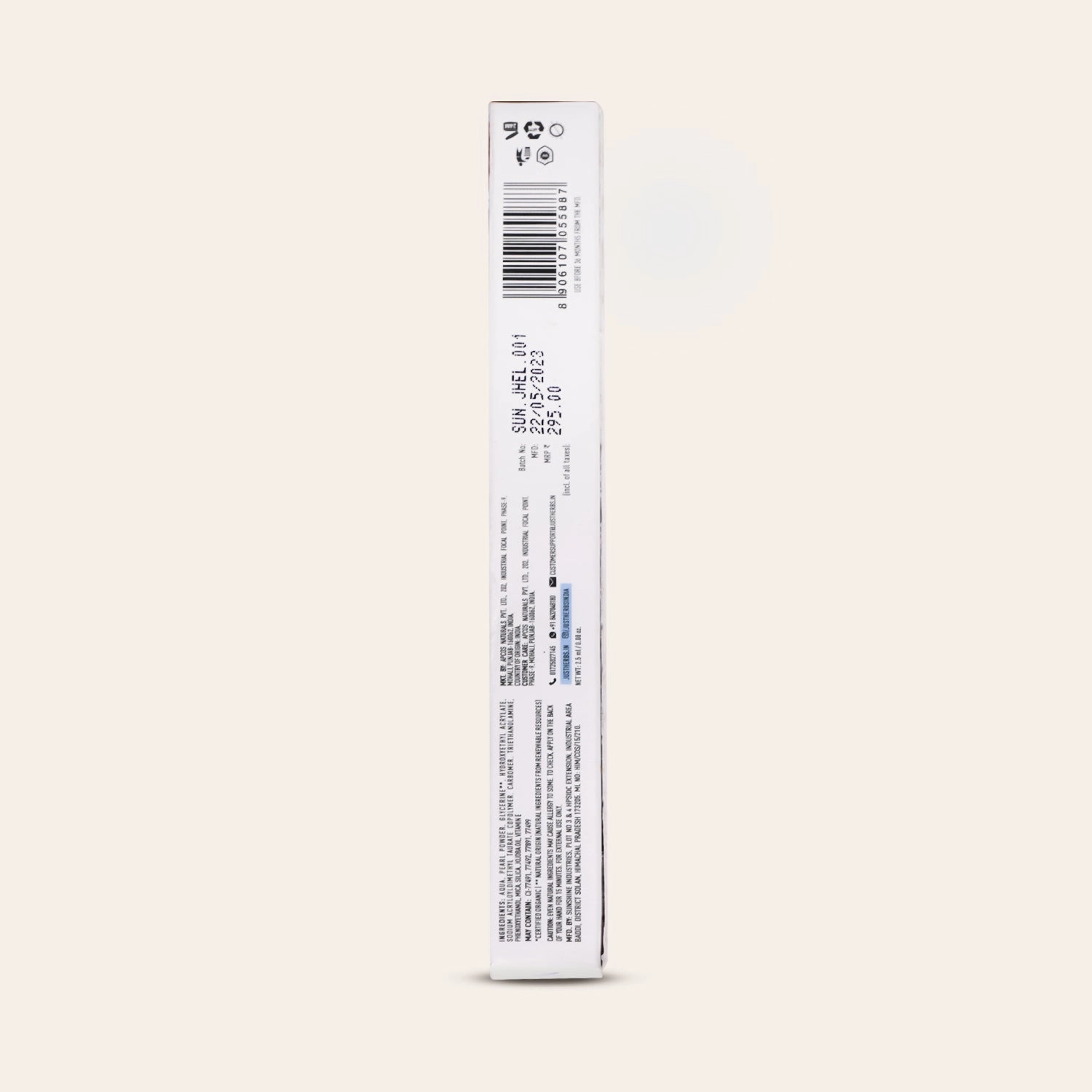 Herb-Enriched Waterproof Eyeliner Organic with Jojoba Oil & Vitamin E - Copper Luxe