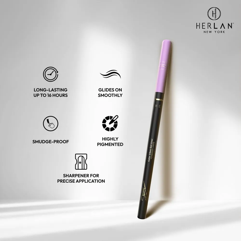 Herlan Color Vibes Gel Eyeliner Forbidden Crime (Lavender)