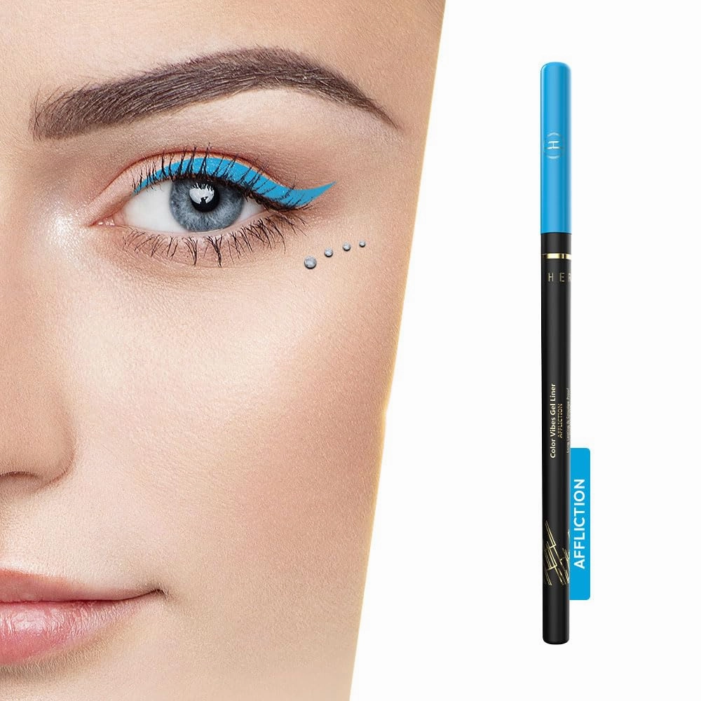 Herlan Color Vibes Gel Eyeliner Affliction, (Firoza)