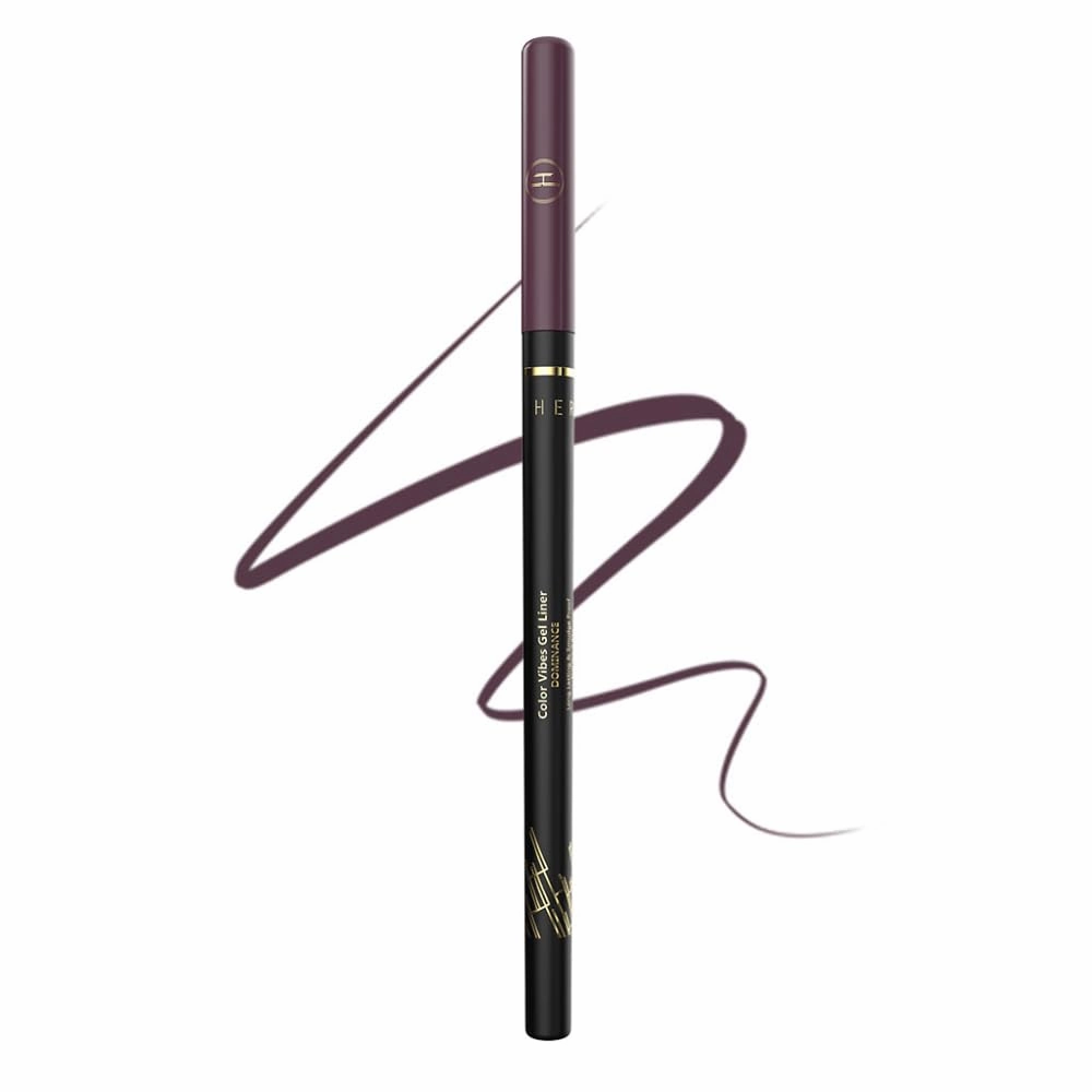 Herlan Color Vibes Gel Eyeliner Dominance (Dark Purple Shimmery)