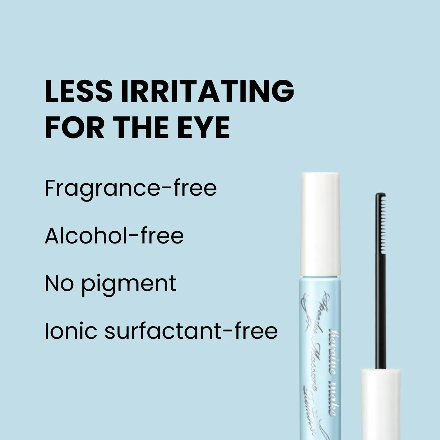 HEROINE MAKE by KISSME Mascara Duo Set | 2 Full-Size - Eyelash Primer EX, Strengthening & Conditioning Treatment   Gentle Eye Makeup Remover for Waterproof Mascara, Fast-Acting Cleanser