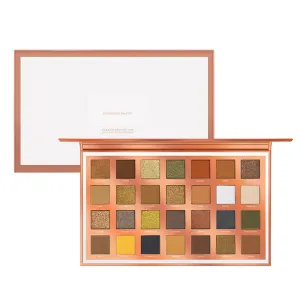 Highly Pigmented Eye Makeup Palette , 28 Colors Matte Shimmer Metallic Eyeshadow Pallet Long Lasting Blendable Natural Colors Waterproof Make Up Eye Shadows Cosmetics Gift Kit-Great for Travel
