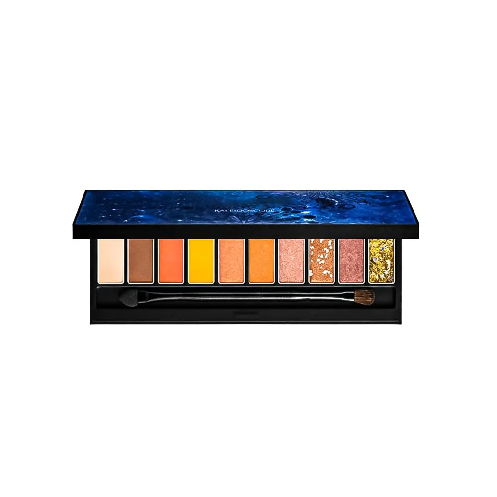 Highly Pigmented Eyeshadow Palette , 10 Colors Matte Shimmer Glitter Metallic Eyeshadow Palette Water proof Blendable Long Lasting Natural Colors Make Up Eyeshadow Cosmetics Gift Kit-Great for Travel (#01)