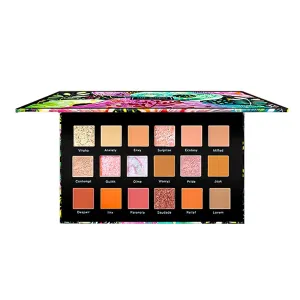 Highly Pigmented Eyeshadow Palette , 18 Colors Matte Shimmer Glitter Metallic Eyeshadow Palette Water proof Blendable Long Lasting Natural Colors Make Up Eyeshadow Cosmetics Gift Kit-Great for Travel