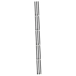 Housoutil 15pcs Eyeliner Brush Makeup Tools for Eye Shadow Application Includes Flat and Angled Brushes Synthetic Bristles for Everyday Looks and Makeup Enthusiasts