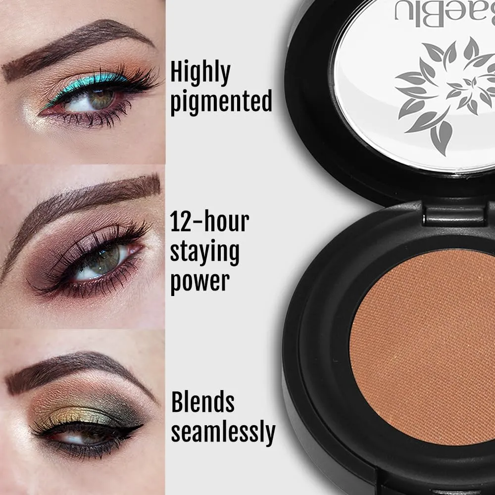 Hypoallergenic Eyeshadow Organic 100% Natural Finely Pressed Velvety Smooth Powder, Made in USA, Neutron