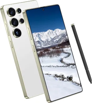 I25 Ultra Unlocked Smartphone 6.9" HD  Display 8 256GB Unlocked Phone,Snapdragon 8 Gen3 7000mAh Dual Speakers 5G Unlocked Phones,Face ID/Fingerprint Lock/GPS(White)