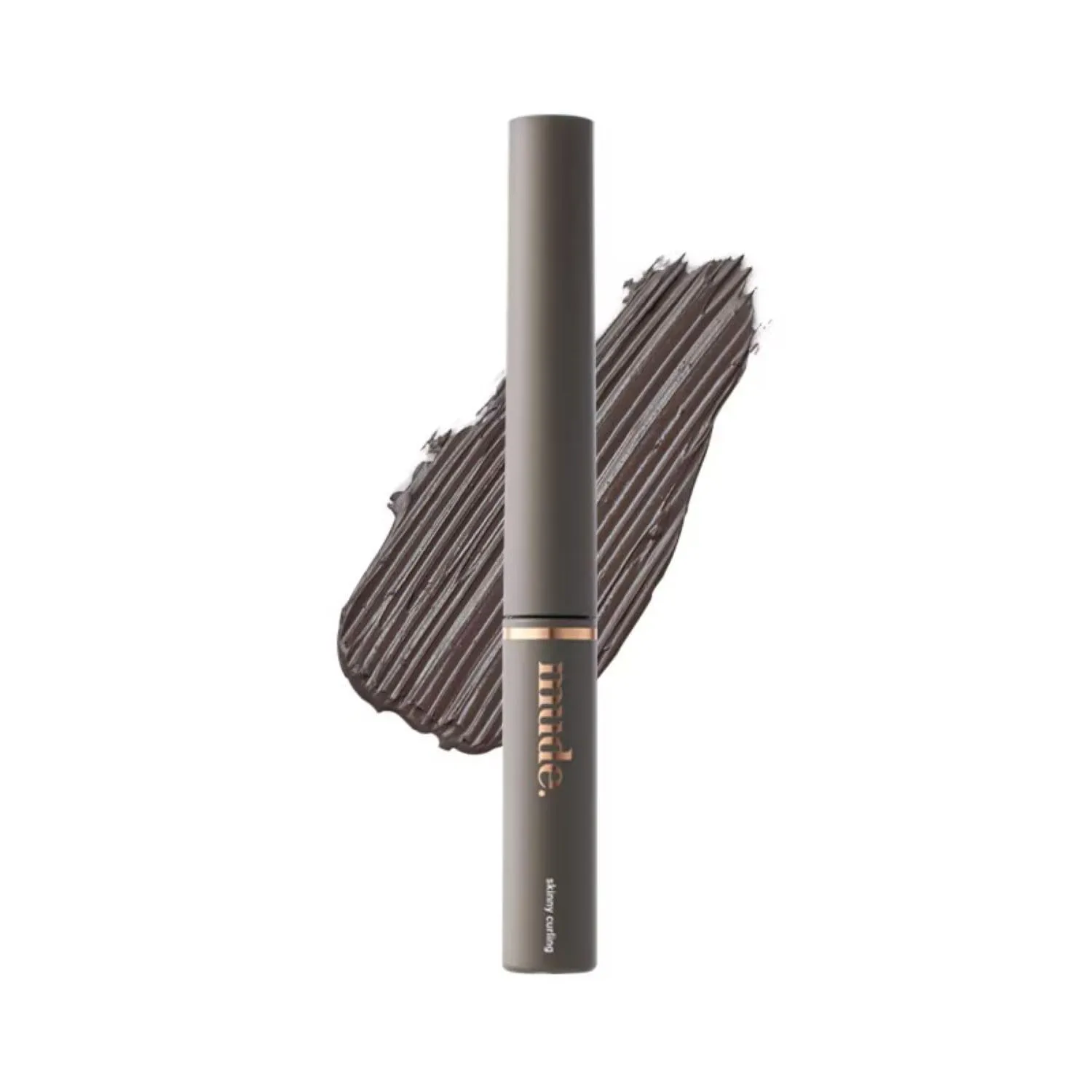 Inspire Skinny Curling & Multi-Fixer Volumizing Curling Mascara for Dramatic Lashes Smudge-Proof Water-Proof Stays on All Day (04 Ash Brown)