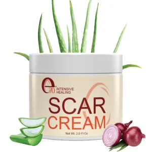 Intensive Healing Scar Cream - Fast Repair Surgical Scars, C-Section, Stretch Marks, Keloids, Burns, Old & New Scars. Vitamins Full - All Skin Types - Reduce Acne Spots Appearance - 2.0 Fl Oz