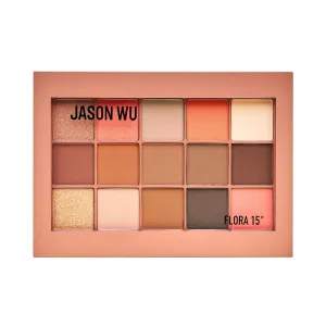 Jason Wu Flora 15 Eye Shadow Pallete - 15 Pigmented, Buildable, Blendable Color Pallete - 0.48 oz Oz (Night Rose)