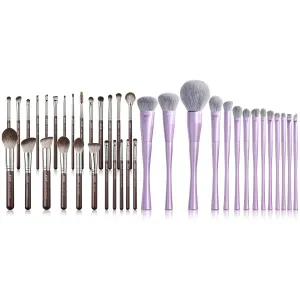 Jessup Makeup Brushes Set Professional 25pcs T511 Bundled with Makeup Brushes Set Luxury Purple T512