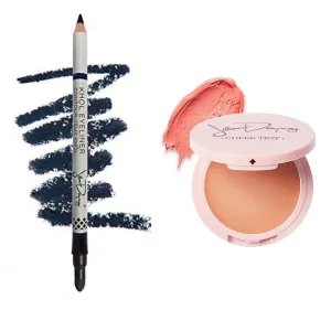 Jillian Dempsey Khôl Eyeliner in Black Sapphire   Cheek Tint Petal