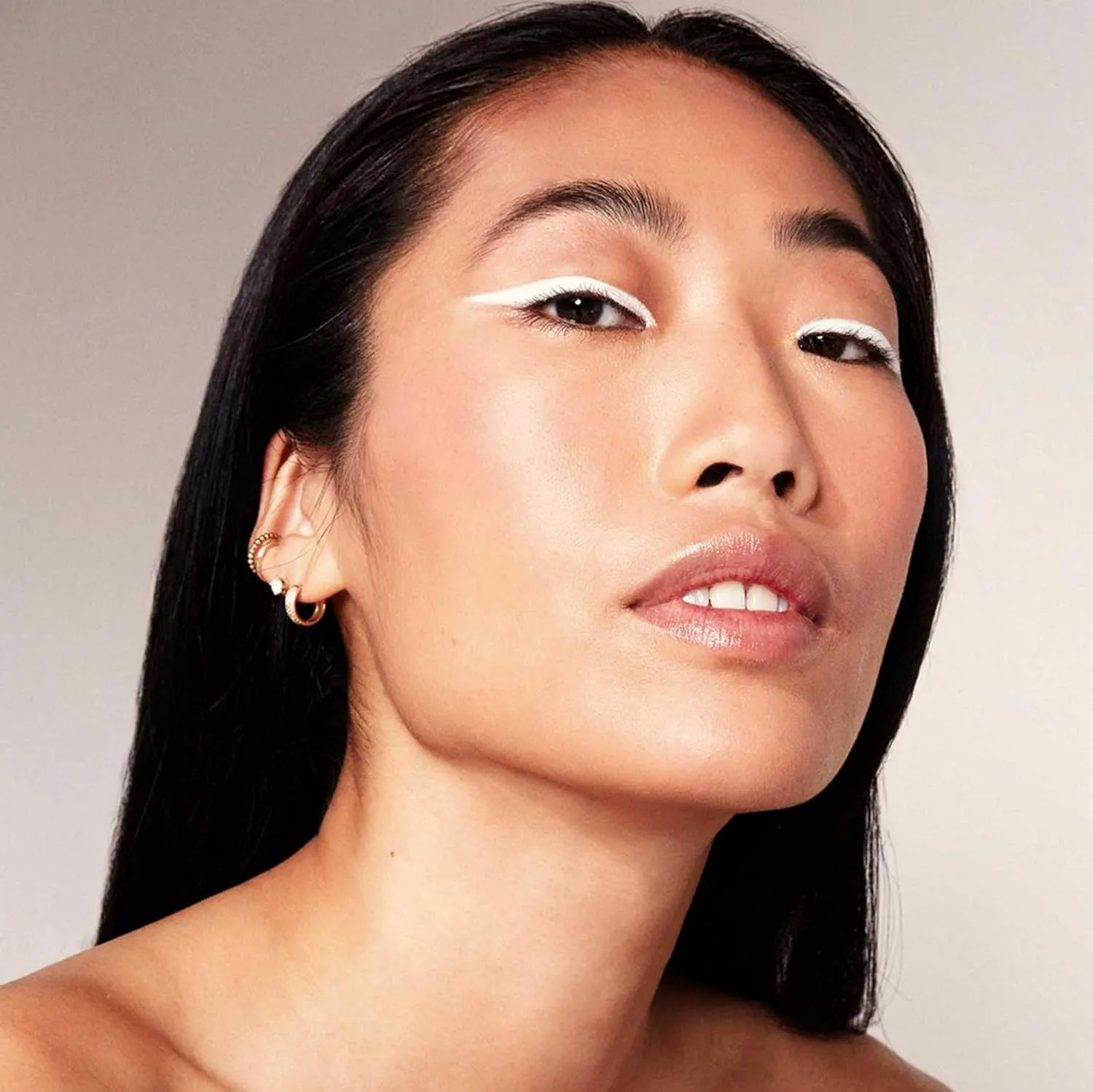 Jillian Dempsey Khôl Eyeliner | Waterproof Eyeliner Pencil with Built-in Smudger | Long-Lasting Intense Color | Vegan I FTA White