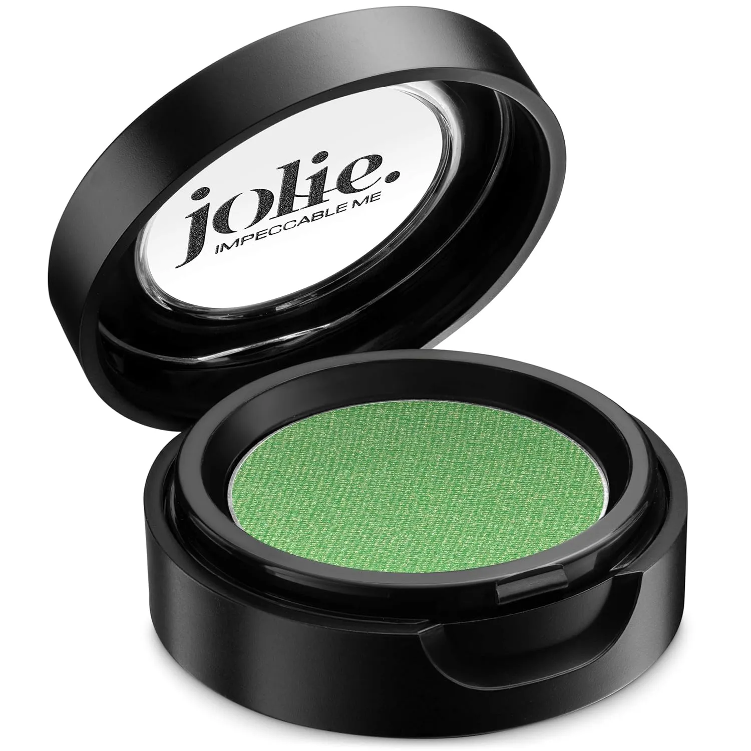 Jolie Cosmetics Powder Pressed Eyeshadows Matte, Metallic, Pearl Shimmer - Cruelty Free, Vegan, Single Pan Eyeshadow 1.48g Earth Tones (Green Peace)