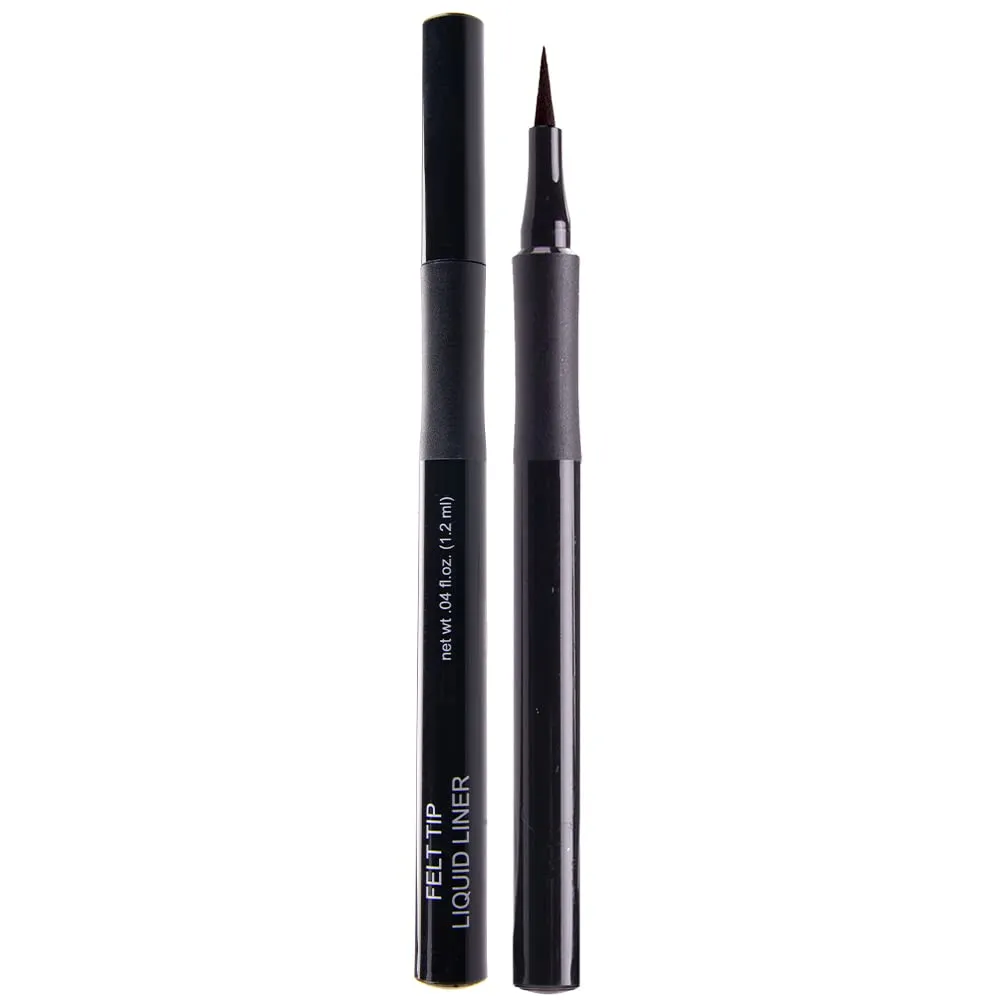 JOLIE. IMPECCABLE ME Felt Tip Liquid Liner - Intense Definition Long Wearing Eyeliner Pen (Black)