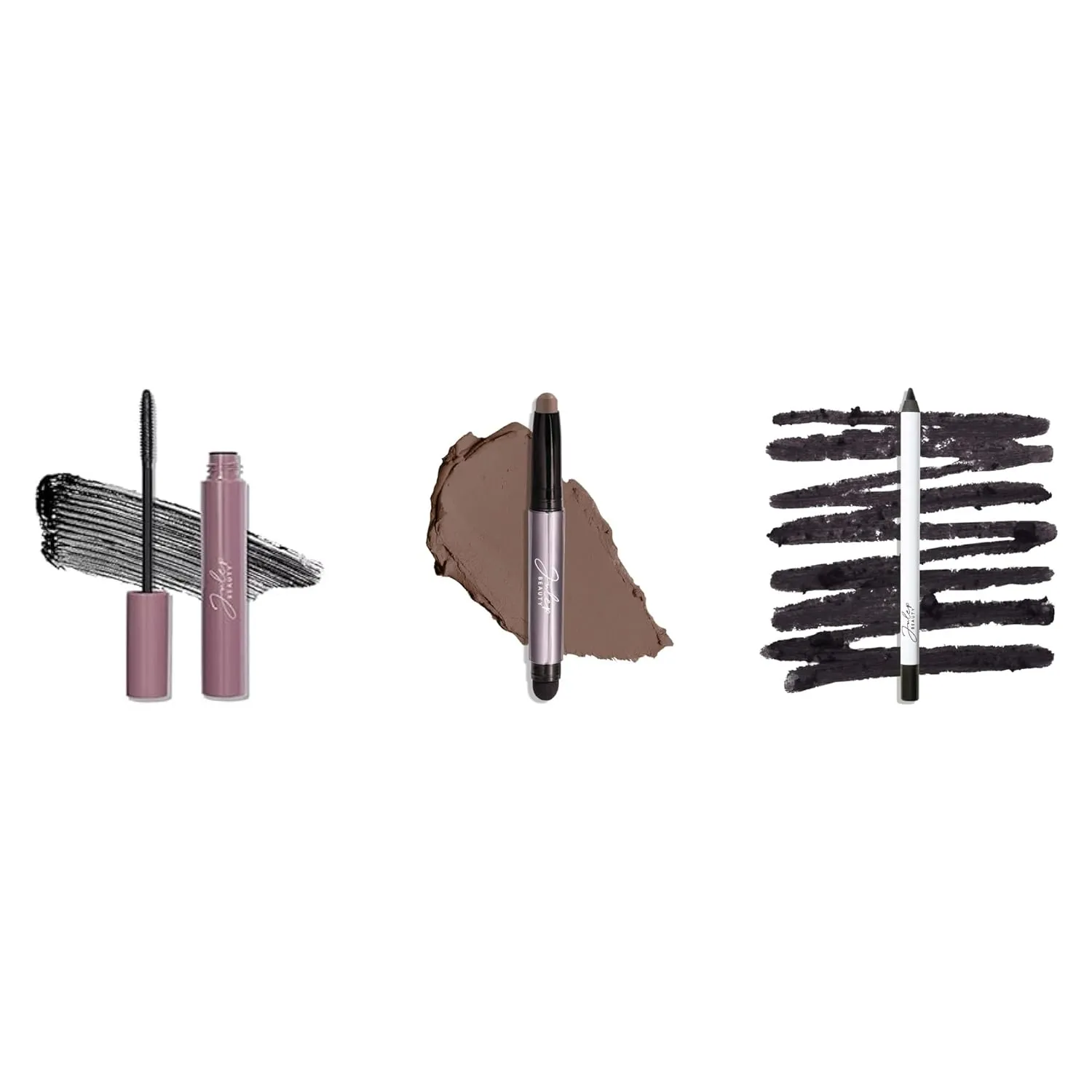 Julep Eye Makeup Trio: Eyeshadow 101 Cream Stick Stone Matte, Length Matters Mascara, & When Pencil Met Gel Eyeliner Soft Black for Long-Lasting, Bold, and Effortless Eye Looks