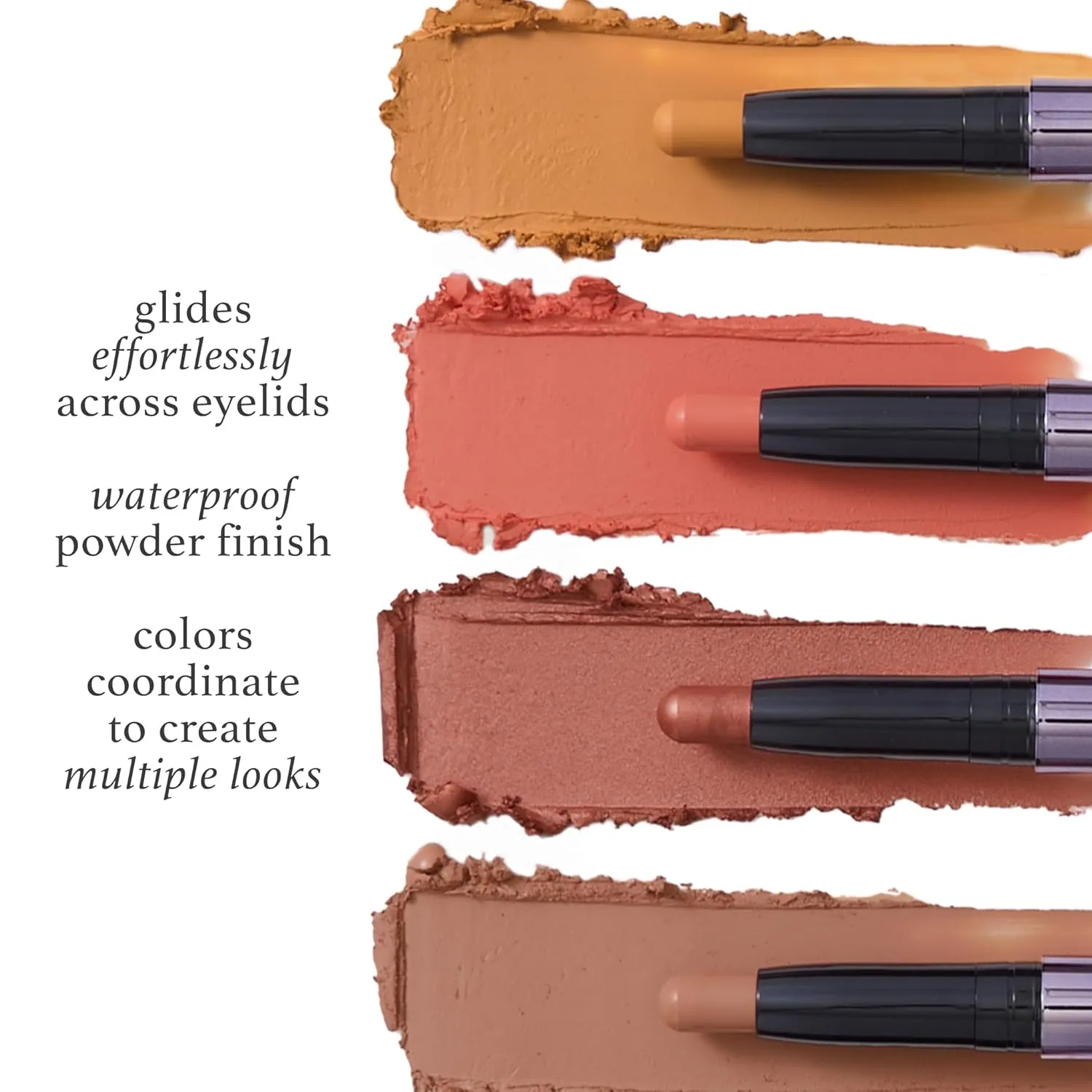 Julep Eyeshadow 101 Cream-to-Powder Waterproof Shadow Stick – Beachy Matte – Long-Lasting, Crease-Proof, Soft Sandy Beige Matte Cream Eyeshadow with Built-in Smudger