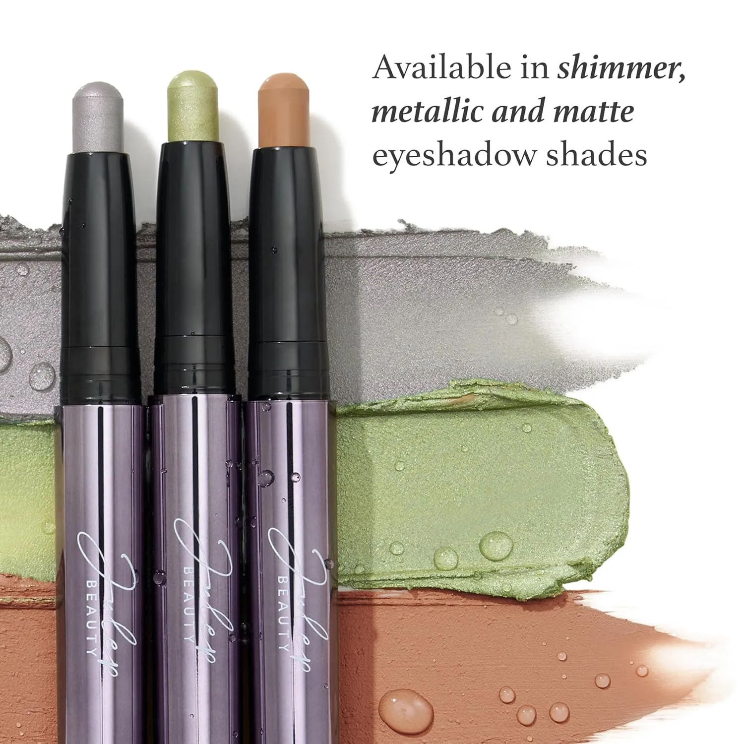 Julep Eyeshadow 101 Cream-to-Powder Waterproof Shadow Stick – Beachy Matte – Long-Lasting, Crease-Proof, Soft Sandy Beige Matte Cream Eyeshadow with Built-in Smudger